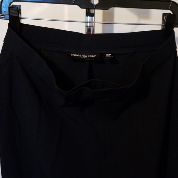 <BRIGGS NEW YORK> Dark Navy DRESS PANTS - Size 12P - Picture 3 of 5